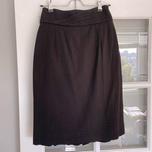 Classiques Entier Pencil Skirt with Ruffle Detail